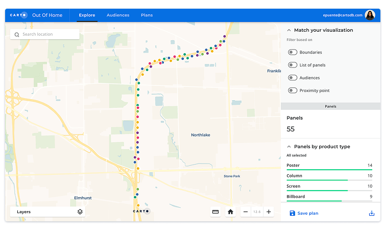 OOH location insights faster mobile